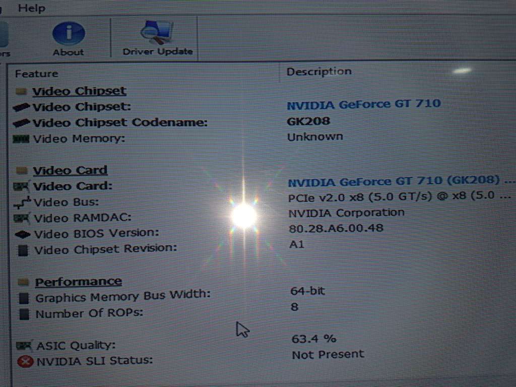 Nvidea Geforce GT710 1 GB Graphics Card