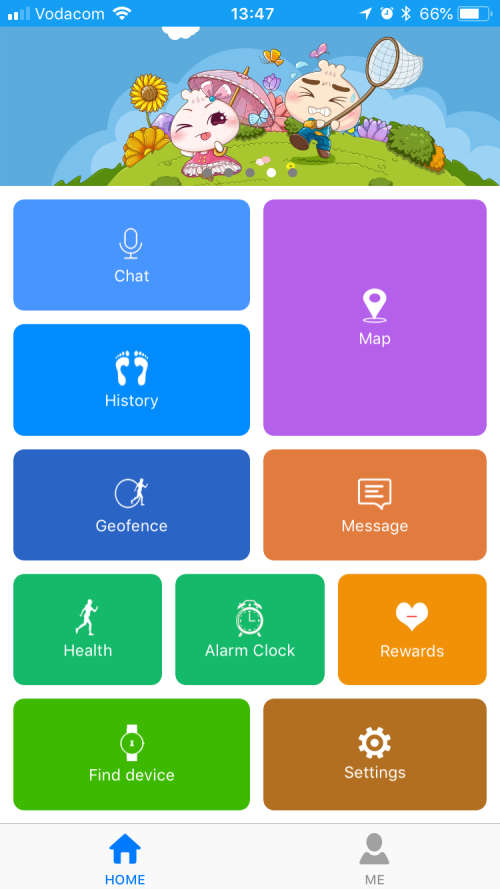 Q50 GPS Tracking Watches White