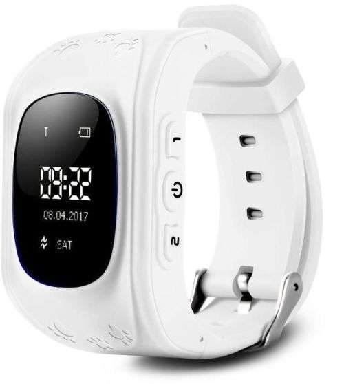 Q50 GPS Tracking Watches White