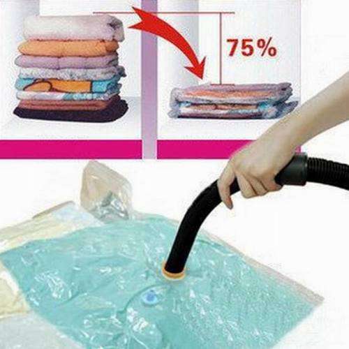 Space Saver Saving Storage Bag Vacuum Seal Compressed Organizer