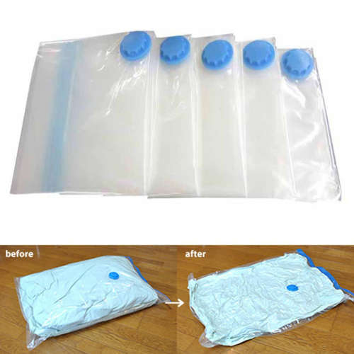 Space Saver Saving Storage Bag Vacuum Seal Compressed Organizer