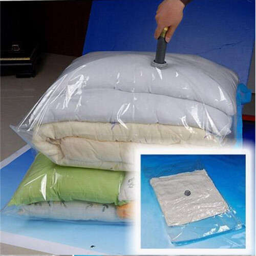Space Saver Saving Storage Bag Vacuum Seal Compressed Organizer