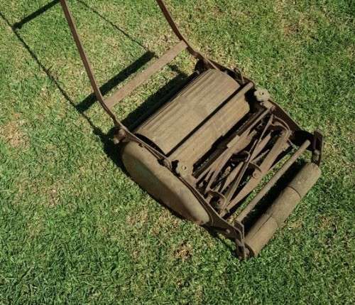 Antique lawn mower
