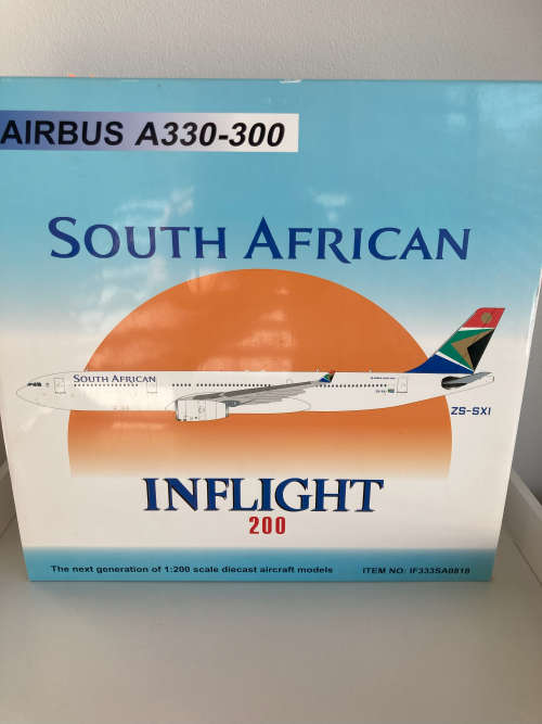 SAA South African Airways Airbus A330-300 diecast model 1:200 scale