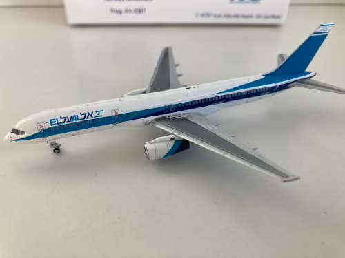EL AL Israel Airlines Boeing 757 diecast aircraft model 1:400 scale