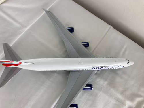 British Airways 747 aircraft model 1:200 scale