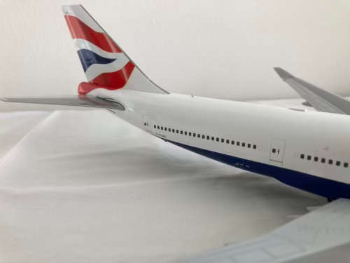 British Airways 747 aircraft model 1:200 scale