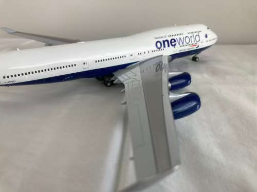 British Airways 747 aircraft model 1:200 scale