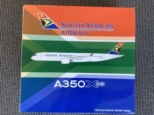 South African Airways A350 aircraft model 1:200 scale