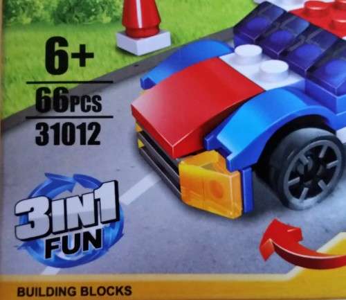 68 Piece 3 in 1  Lego Compatible CREATER Building Set.