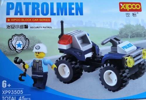 45 Piece  Lego Compatible PATROLMEN Building Set.
