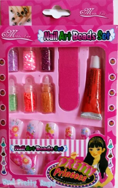 Nail Art Beads Set   - Perfect Stocking filler for that little princess