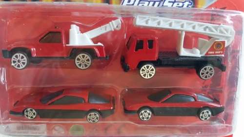 DIE CAST METAL - 4 Piece MIGHTY RESQUE - Great Christmas Gift Idea !
