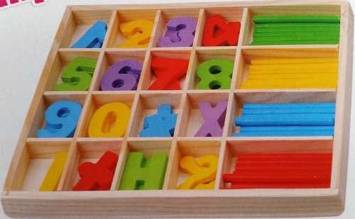 Wooden Study box ! Colourful and strong  Make Education fun