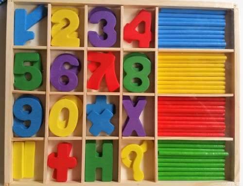 Wooden Study box ! Colourful and strong  Make Education fun