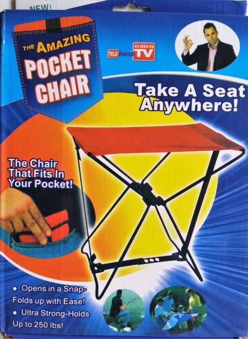 AS SEEN ON TV - The Amazing Pocket Chair