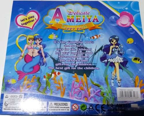 Delicate Ameiya 4 Piece Mermaid Playset - Adorable !