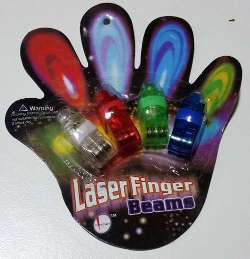 LASER FINGER BEAMS !!!  Just in time for Christmas