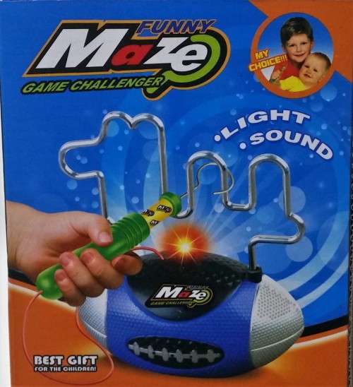 Funny Maze Challenger game - With sound and light