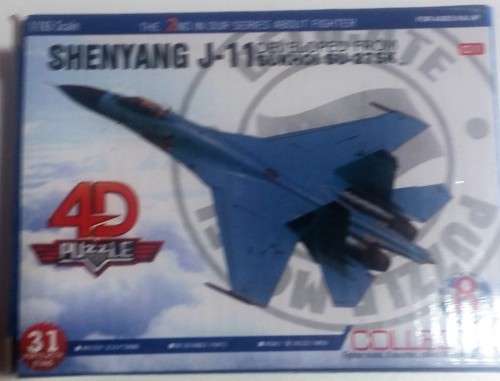 FIRST ON BOB- 4D Puzzle - Great decorative item - Shenyang J11   - LAST Crazy auction for 2017 !!