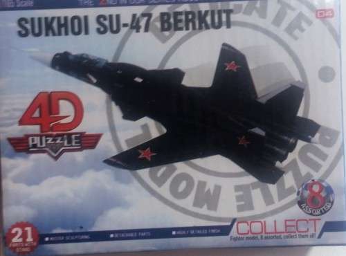 FIRST ON BOB- 4D Puzzle - Great decorative item - Sakhoi SU-47 Berkut LAST Crazy auction for 2017 !!