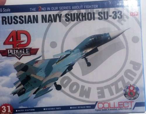 FIRST ON BOB- 4D Puzzle - Great decorative item - SUKHOI SU 33 - LAST Crazy auction for 2017 !!