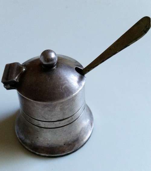 PLEASE see markings - Jam Jar with spoon.