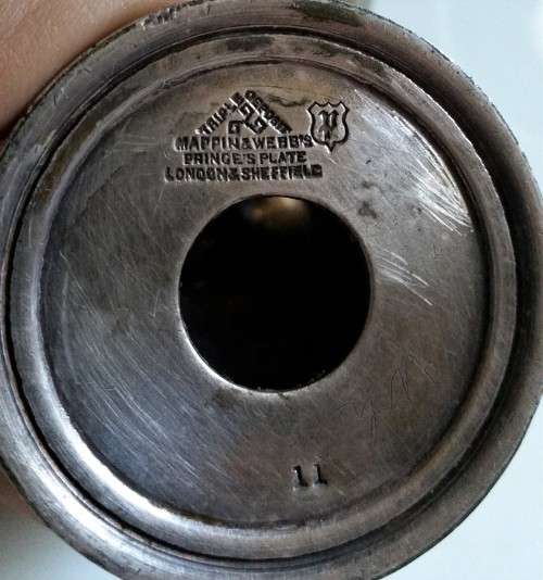 PLEASE see markings - Jam Jar with spoon.