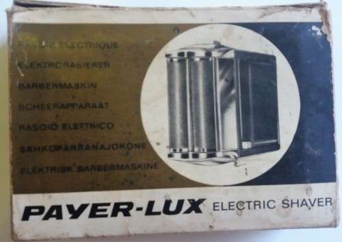 Paver Lux Electric Razor in original Box