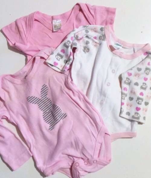 3 Long Sleeve Baby Girl vests - All in Like new condition
