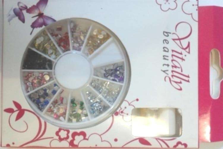 NEW SHIPPING RATES--Nail Art Kit - Vitality Beauty! with Lots of Decor!
