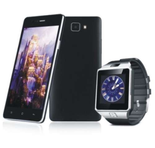 3G Ultraslim  5" Android Smartphone + Smartwatch Combo