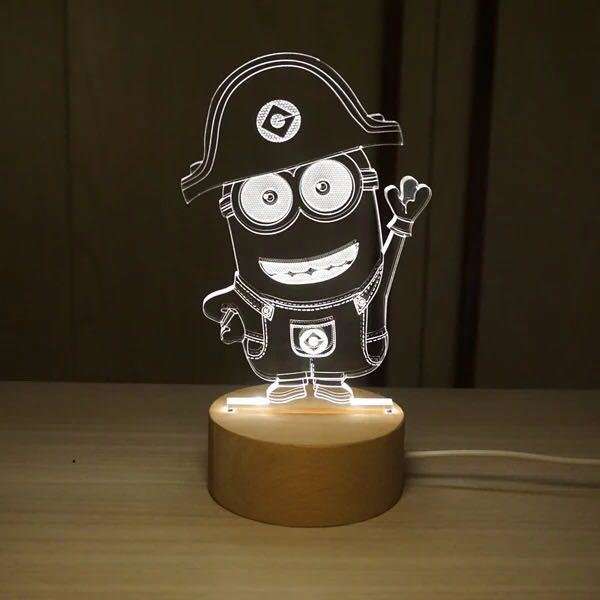 3D MINION Illusion Night Light