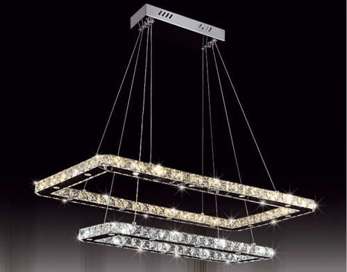 Crystal Chandelier Rectangular Pendant LED Light Ceiling Lighting (R6999!!!)