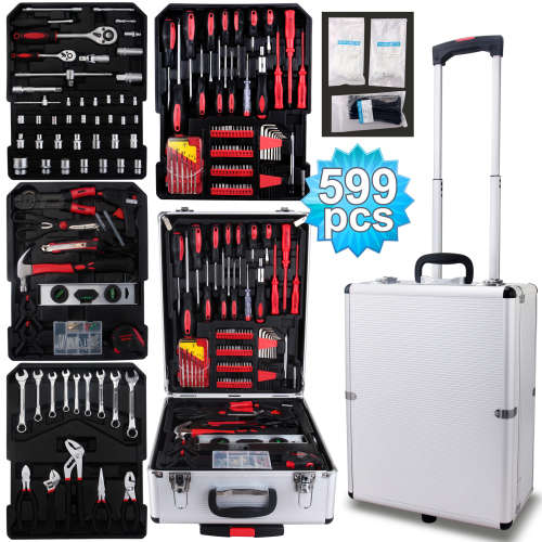 599 PIECE ALUMINIUM CASE TOOL SET ***R4999!!!***
