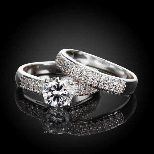 Zirconia Twin Ring Set