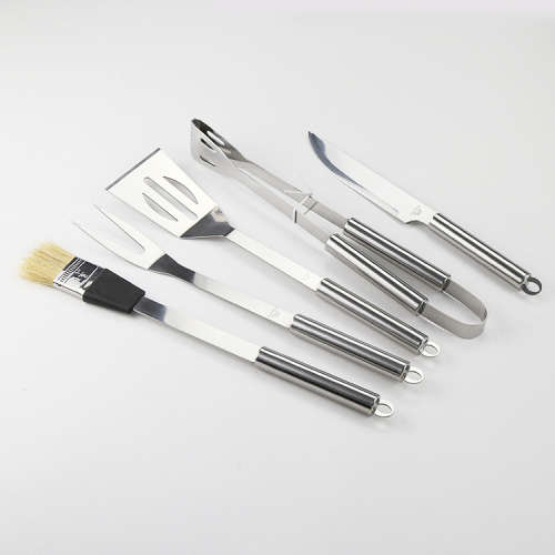 5 Piece Stainless Steel Braai Tool Set