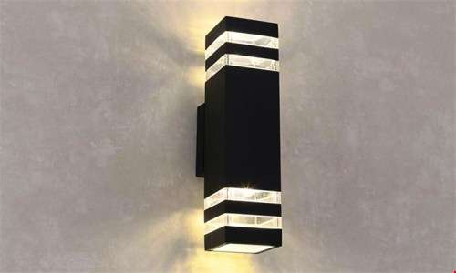 Outdoor Double Aluminum Glass Wall Light