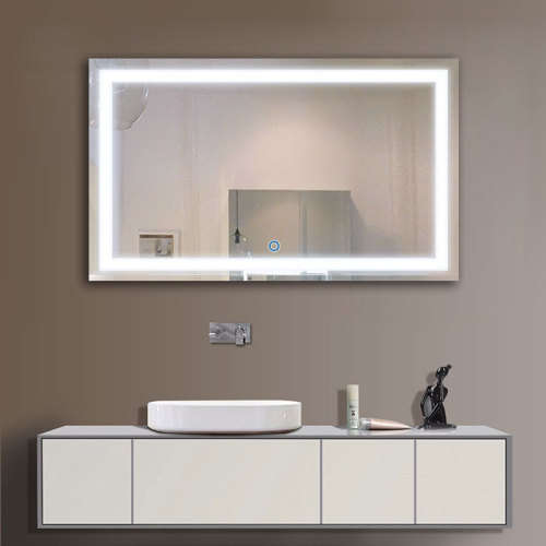 LIGHT UP BATHROOM MIRRORS WITH TOUCH