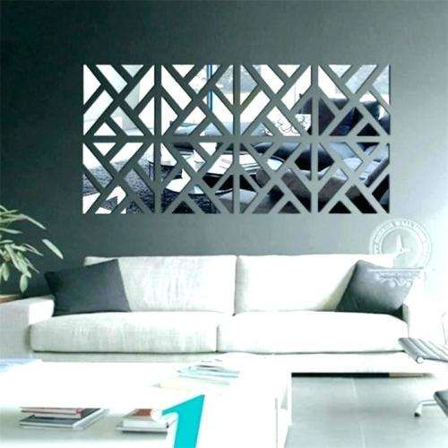 Wall Mirror Decal Stickers - 4 Piece