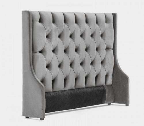 Grey Deep Button VELVET Headboard **R4999!!**