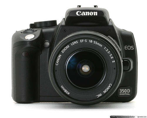 Canon EOS 350D Digital SLR Camera (18-55mm Lens Kit)+ BATTERIES+ MEMORY CARD
