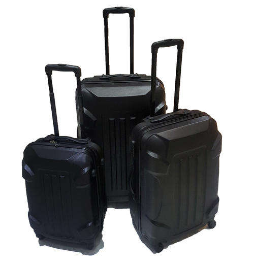 3 Piece Hard Case Luggage Trolley Set