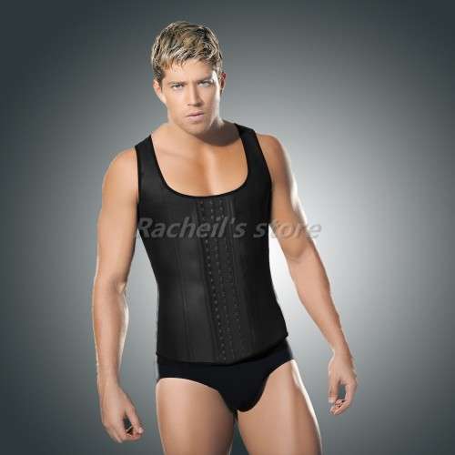 latex waist trainer vest for men