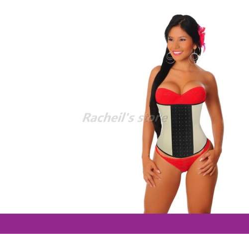 Latex waist trainer 6 line hook