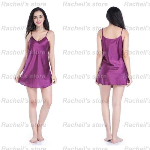 Satin Silk Gown Sleep wear#local stock#