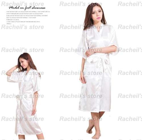 Satin silk Bridal gown sleep gown#local stock#