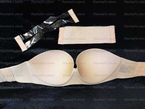 Strapless Seamless free bra back strap exchangable#local stock#