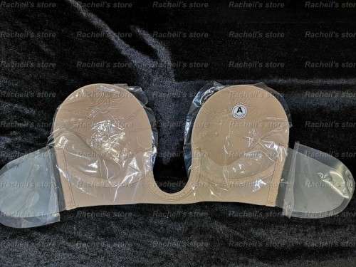 Strapless Seamless Deep V unbra adhesive stick on silicone bra#local stock#