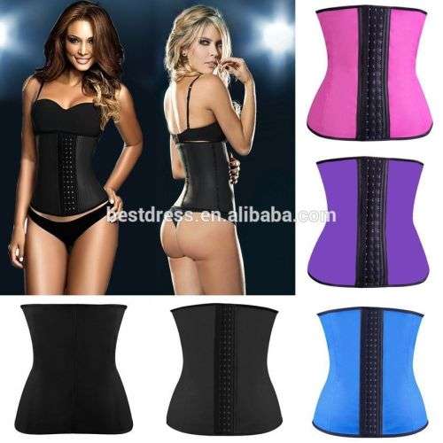 Latex waist trainer 9 steel bones clearance sale#local stock#